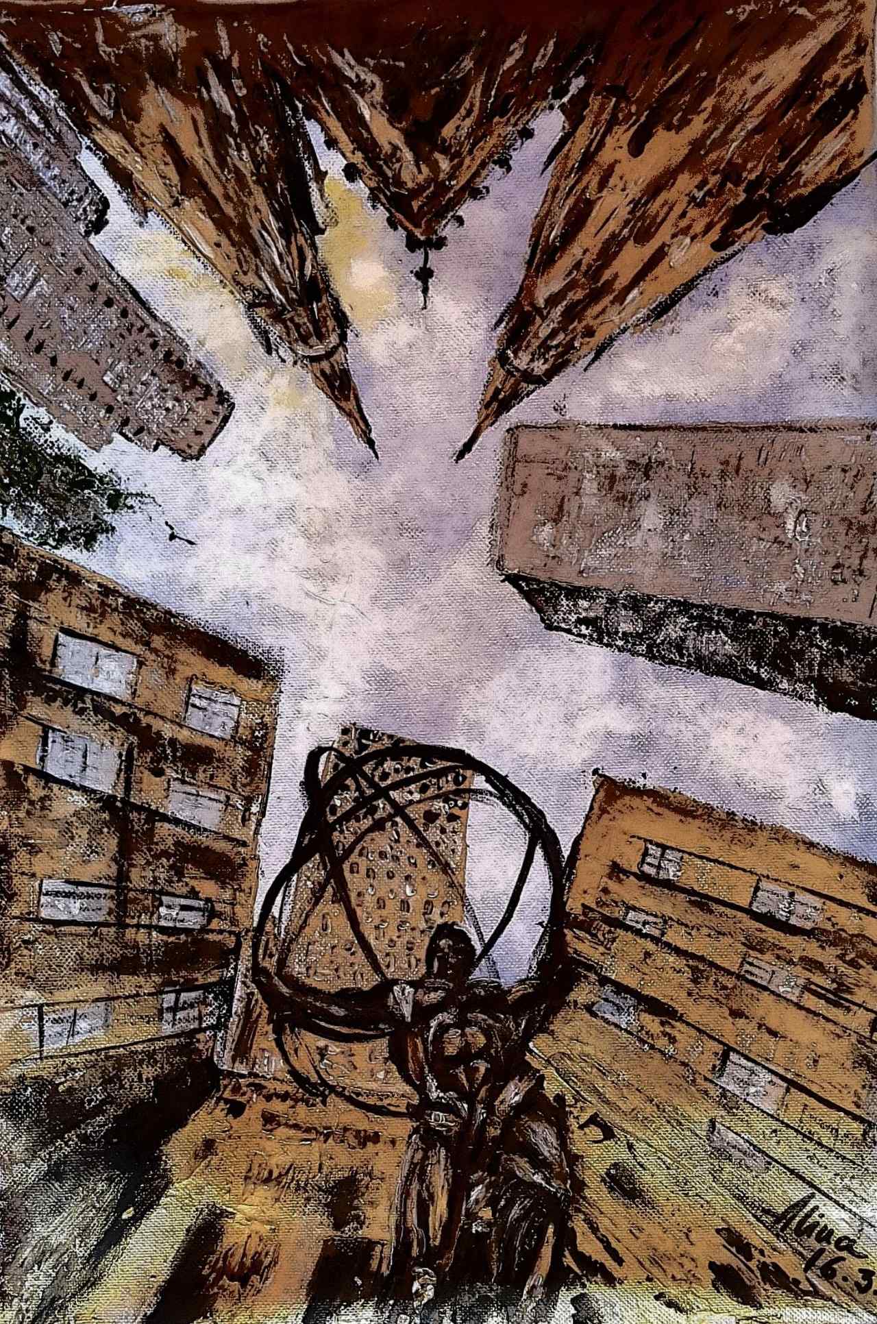 ArteDiAlina.com painting: Rockefeller Center